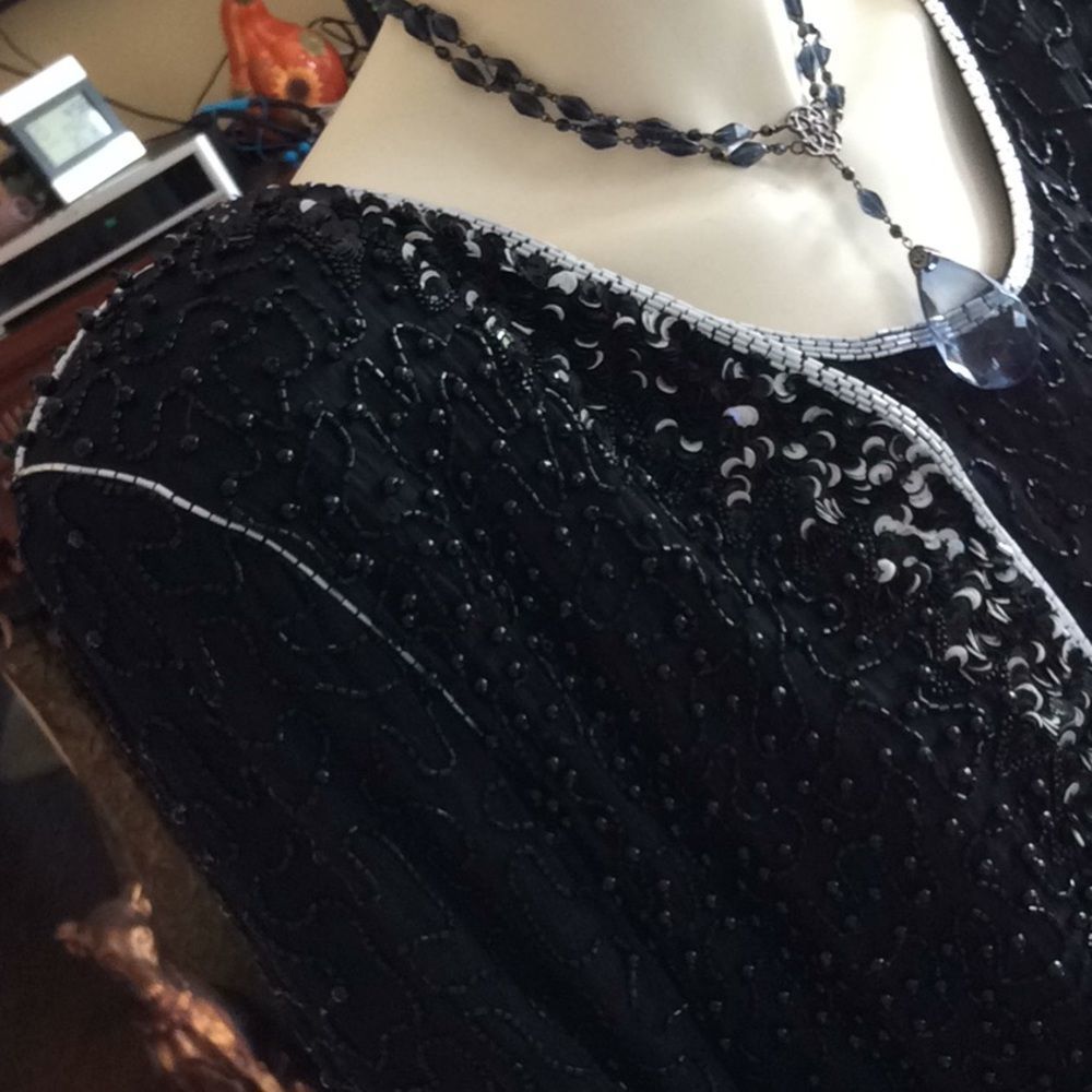 100% silk 💞BIDS & SEQUINS 💞PATRA 💞Jacket set - Picture 15 of 16